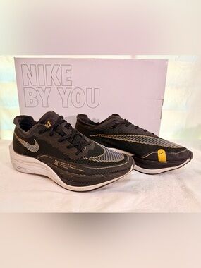 Nike Vaporfly 2 Black & Gold Women Race Running Shoe S0044